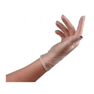 Gants jetables en vinyl - M